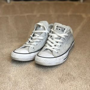 Grey converse sneakers